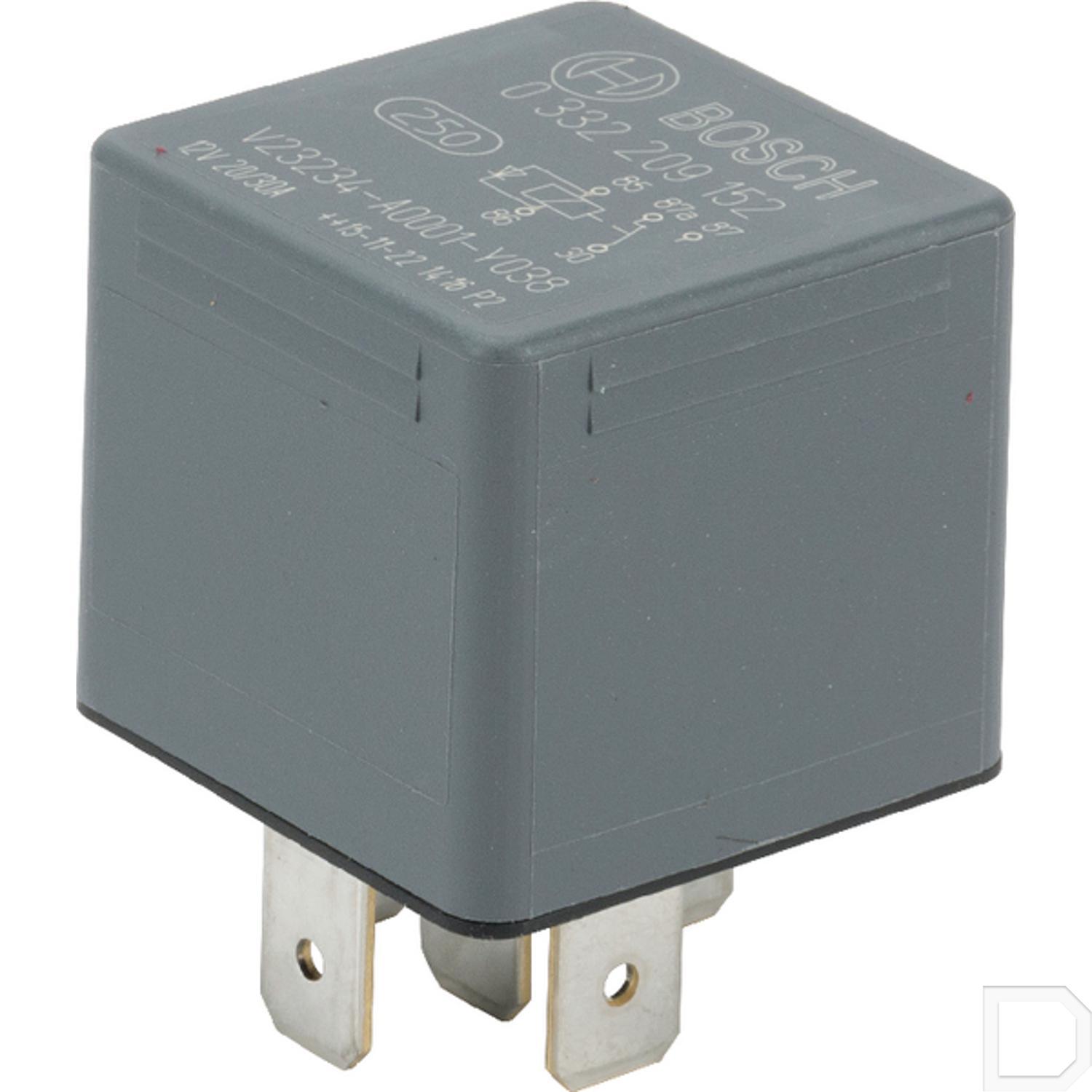 GENUINE BOSCH 0332209150 FUEL INJECTION MAIN RELAY 12V 20/30A MADE IN