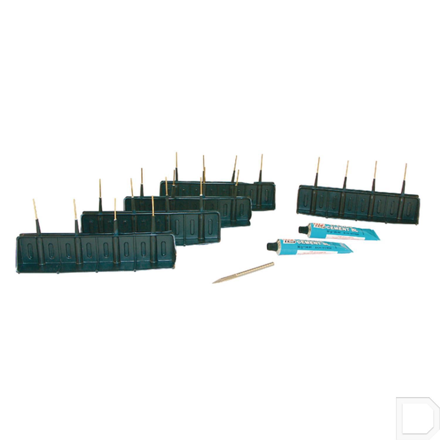 Tip Top Minicombi A6 Reifenreparatur-Set – Inkl. Fräser Und Spezialzement, 20 Stück, Made In Germany