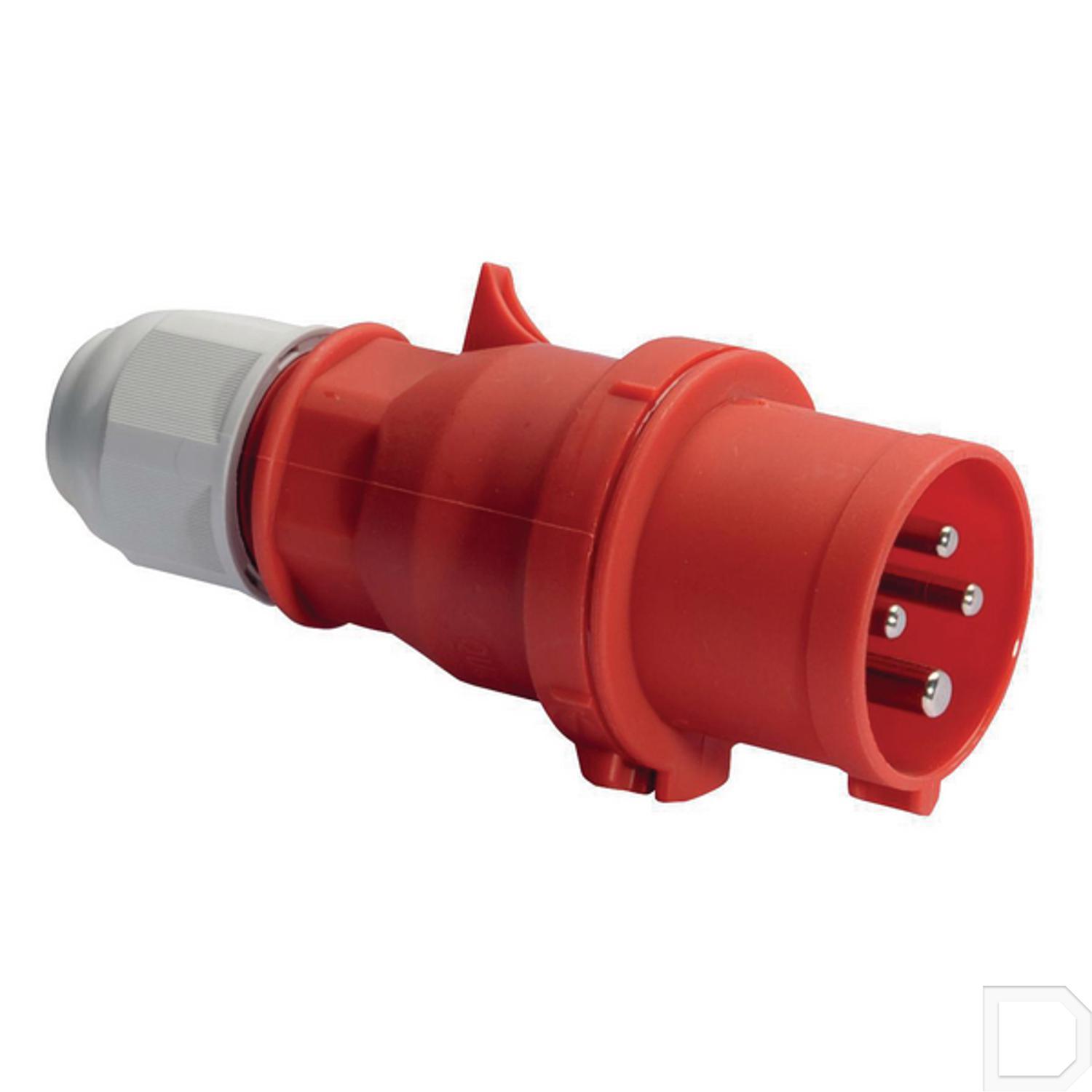 Stekker FSW 6h 16A 4P 400V IP44 QC MG Ni Stekkers en wandcontactdozen 400V INDI Stekker FSW 6h 16A 4P 400V IP44 QC MG Ni Stekkers en wandcontactdozen 400V INDI