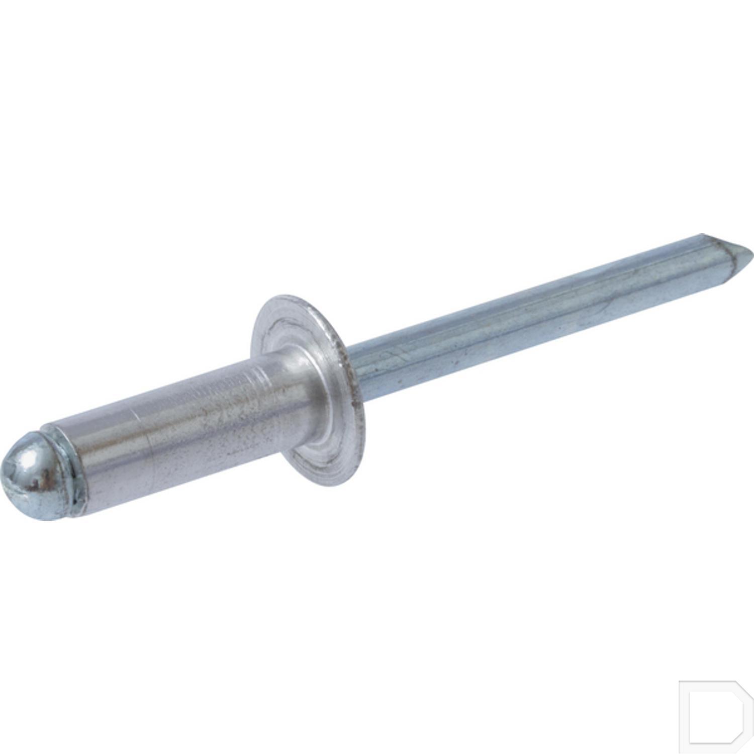 4,8 x 18mm Dicht-Becherblindniete Alu/Stahl DIN15973, 1,31 4,8 x 18mm Dicht-Becherblindniete Alu/Stahl DIN15973, 1,31
