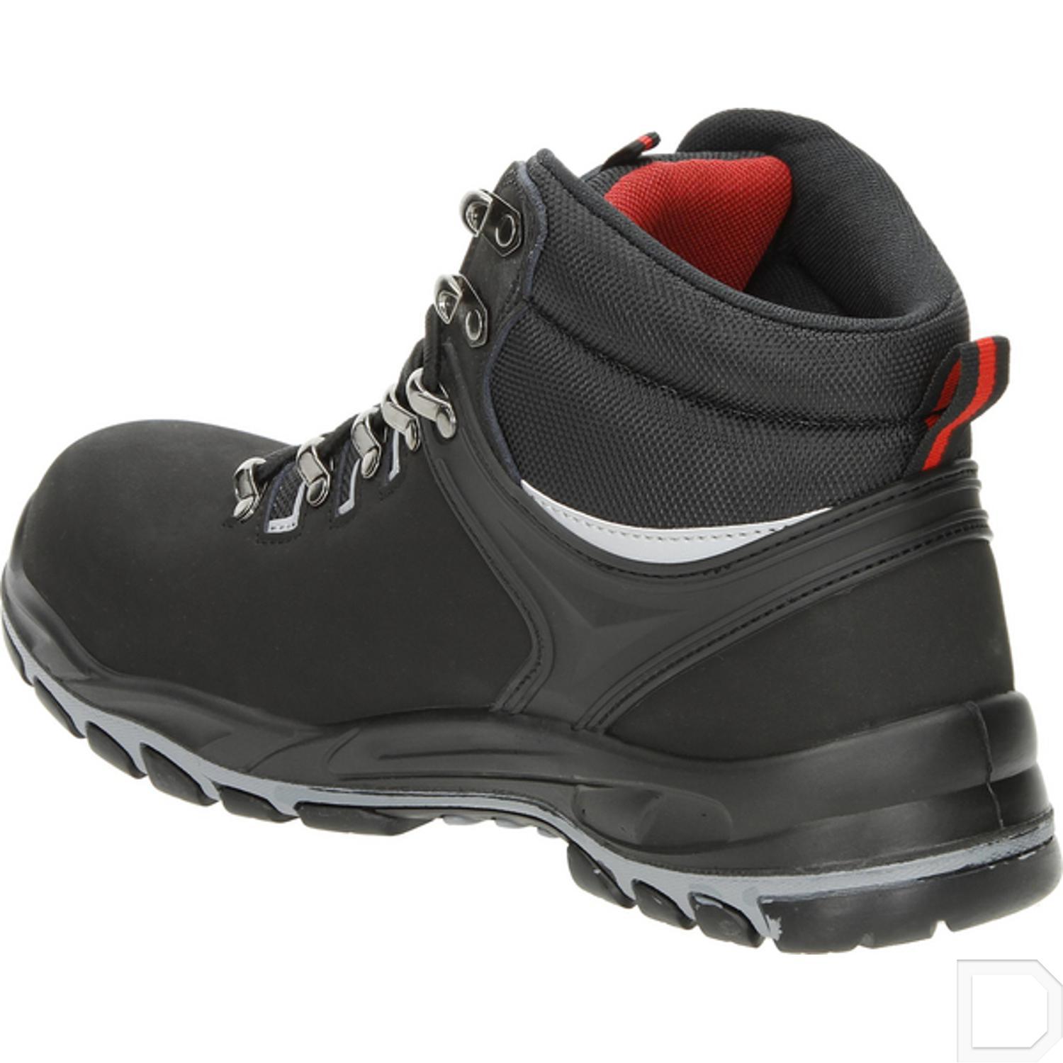BWOLF PHOENIX werkschoenen voor heren, S3 High veiligheidsschoenen, S3 Nabuk waterdicht, antislip, 4x4 Grip Tech, Ergo zolen, zwart geel, 39 EU