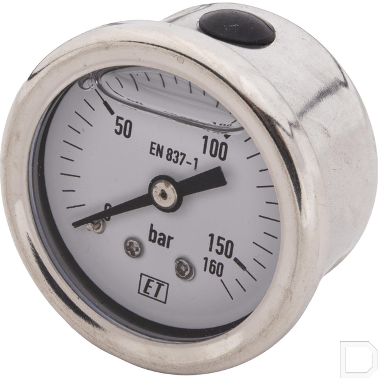 Wildkamp Manometer Rvs Manometer Ø 40mm 0-160bar 1/8