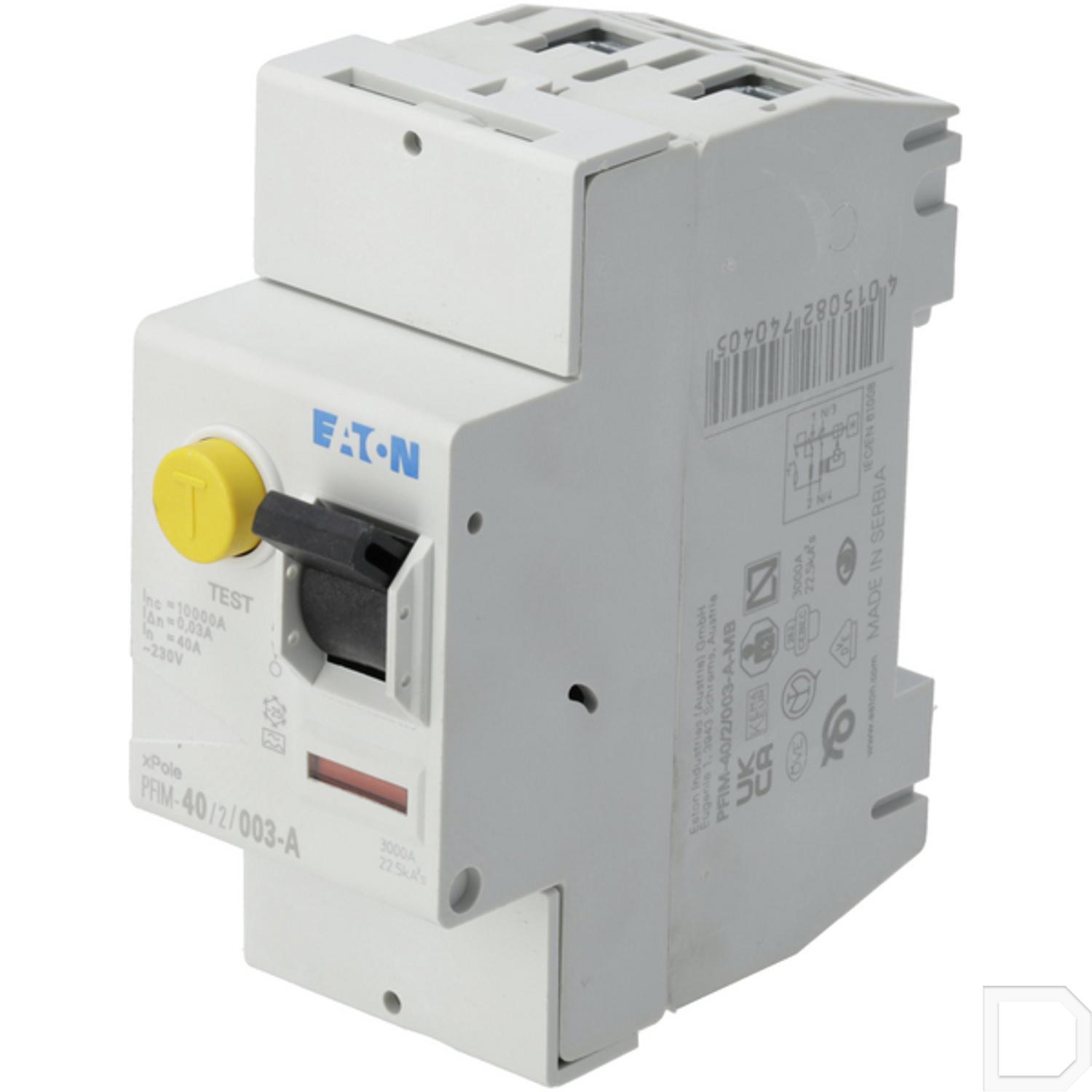 eaton pfim 25/2/01 a mb aardlekschakelaar 2 polig inom= 25a