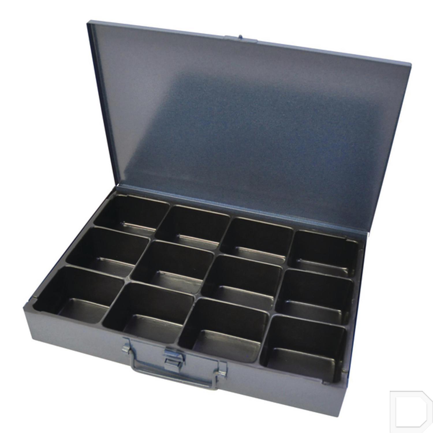 Assortimentsdoos 12-vaks 235x335mm metaal leeg - Assortimentsdozen| INDI